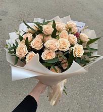 Букет Кремовые розы Латте в Каменске