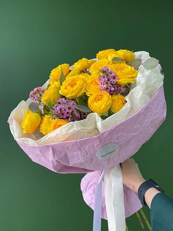 Букет Кустовые желтые розы в Каменске