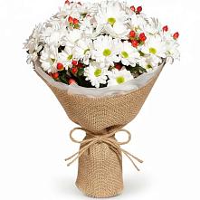 Букет цветов из:  Хризантемы #REPLACE_PRED# Каменске